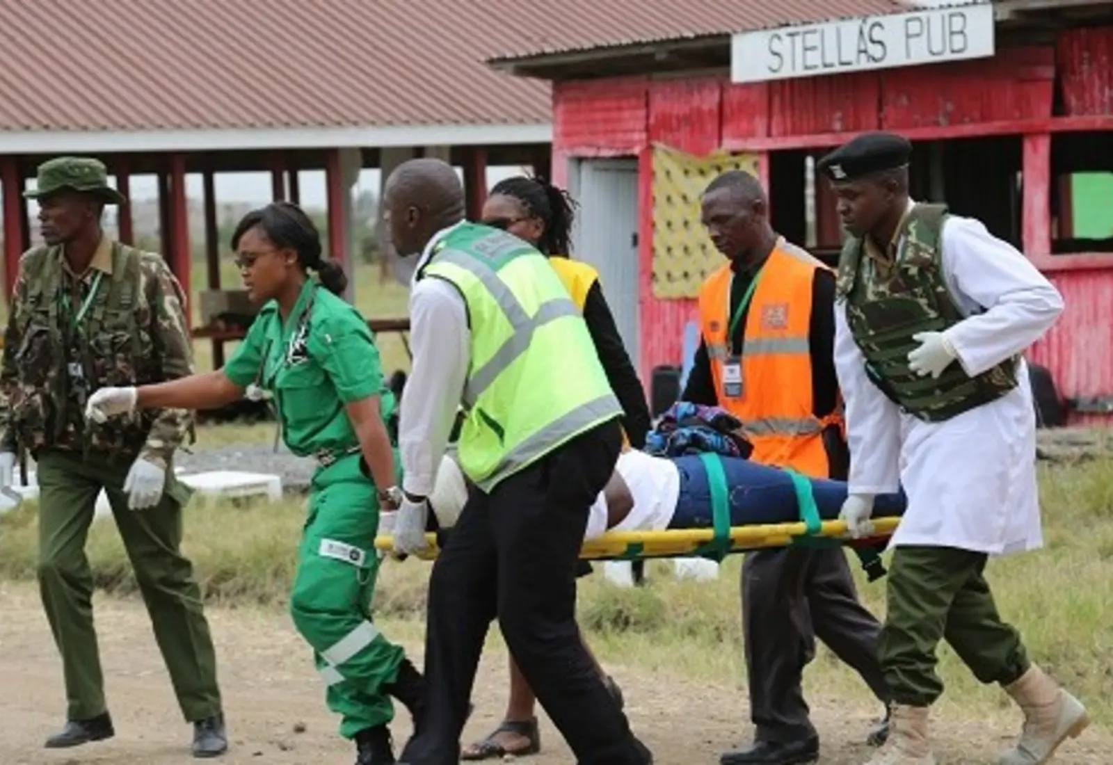 St John Ambulance Kenya supporting an institutional safety drill