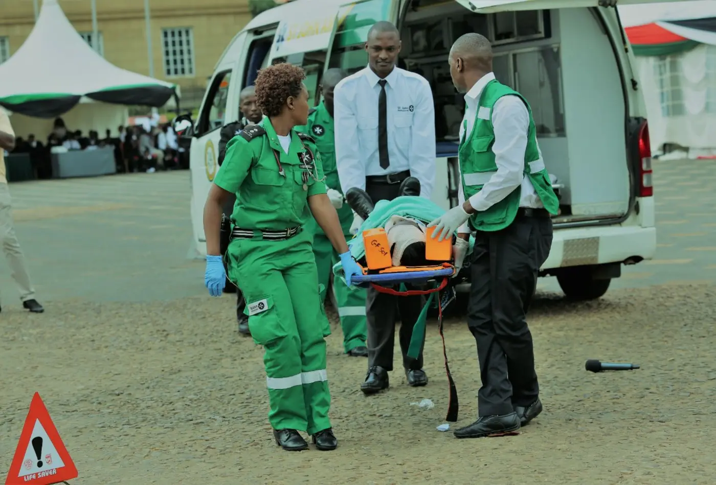 St John Ambulance Kenya activity representing Rift Valley Region